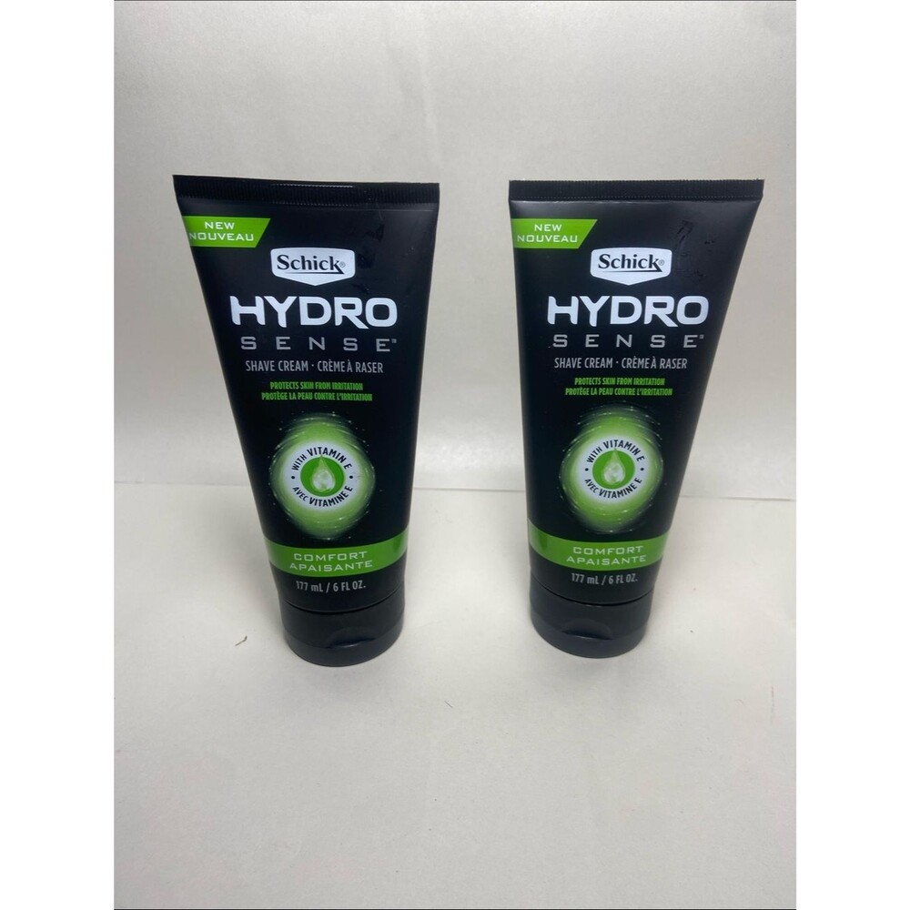 Schick Hydro Sense Shave Cream - Black & Green